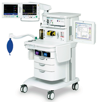 Imagen: El sistema de suministro de anestesia Aisys Carestation (Fotografía cortesía de GE Healthcare).